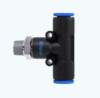 Raccord pneumatique - VO - UFLOW AUTOMATION - fileté / en T / en métal