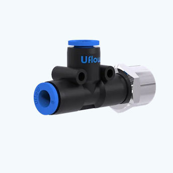 Raccord pneumatique - VO - UFLOW AUTOMATION - fileté / en T / en plastique