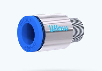 Raccord pneumatique - VO series - UFLOW AUTOMATION - à emboîtement / fileté / en métal