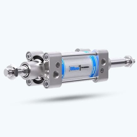 Vérin pneumatique - PS4 - UFLOW AUTOMATION - à piston / double effet / en acier