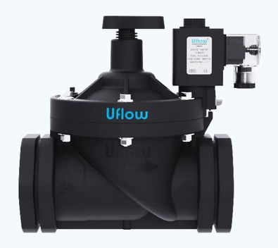 Électrovanne à commande assistée - PNN series - UFLOW AUTOMATION - 2 voies / NF / pour eau