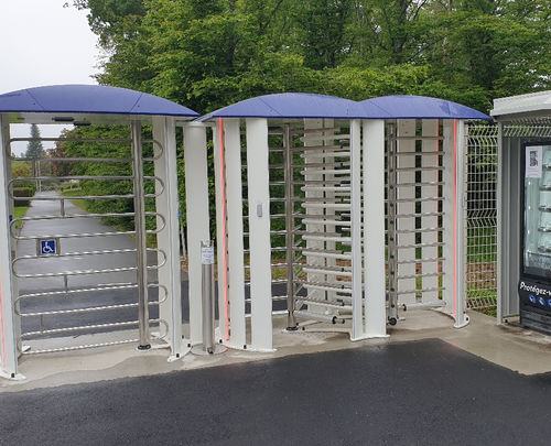 Portillon tournant - TS 180 PMR - TGO - motorisé / vertical / pour fauteuil roulant