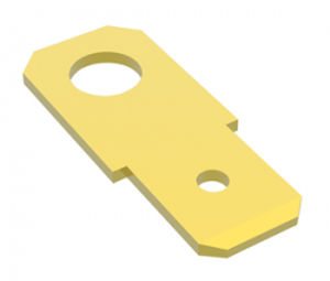 Cosse à souder plate - 011xxV/DV/NV series - MECATRACTION - sans enveloppe isolante / en laiton