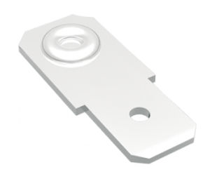 Cosse à souder plate - MECATRACTION - sans enveloppe isolante / en acier cuivré