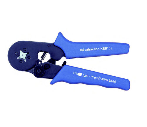 Outil de sertissage manuel - KEB10L - MECATRACTION - pour embout