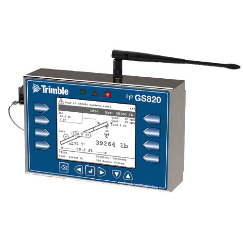 Indicateur de vitesse du vent - GS820-CSA - Trimble - à LED / pour montage sur panneau / avec enregistreur de données intégré