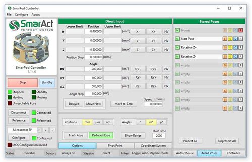 Logiciel de commande - SmarAct GmbH - d'interface / de positionnement