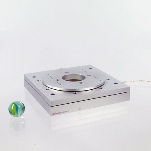 Platine rotative - SR-9219C - SmarAct GmbH - aluminium / compatible vide / en boucle fermée