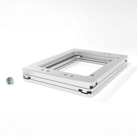Platine de nanopositionnement linéaire - SOM-MS-12090 - SmarAct GmbH - 2 axes / en boucle fermée / compacte