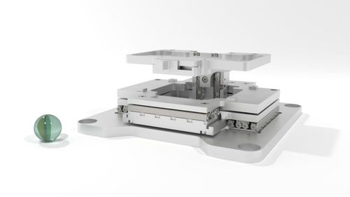 Platine de nanopositionnement verticale - SOM-MS-505020 - SmarAct GmbH - 3 axes / en boucle fermée / à boucle ouverte