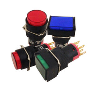 Bouton poussoir à tête champignon - 40 series - Werner Electric GmbH - IP65 / compact / lumineux (LED)