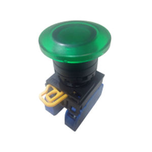 Bouton poussoir coup de poing - 45 series - Werner Electric GmbH - lumineux (LED) / électromécanique