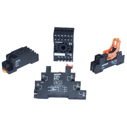 Support de relais électromécanique - 70 - 75 series - Werner Electric GmbH - pour circuit imprimé