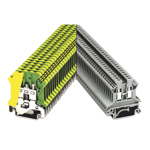 Bloc de jonction sur rail-DIN - 78 series - Werner Electric GmbH - à connexion à vis / de traversée / de mise à la terre