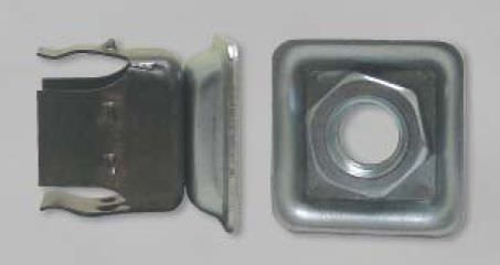 Insert fileté - SW-1301xx series - S&W Manufacturing - en acier zingué / carré / pour montage en extrémité de tube