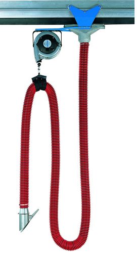 Enrouleur de tuyau - FRX1613 - Airbravo Srl - à rappel automatique / motorisé / pour gaz d'échappement