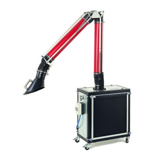 Aspirateur de fumée mobile - D - Airbravo Srl - pour l'industrie / à filtre sec / avec bras d'aspiration
