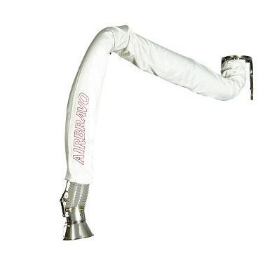 Bras d'aspiration fixe - EF series - Airbravo Srl - flexible / pour poussière / d'aspiration