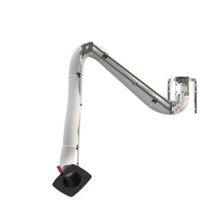Bras d'aspiration fixe - EJ series - Airbravo Srl - flexible / pour poussière / d'aspiration