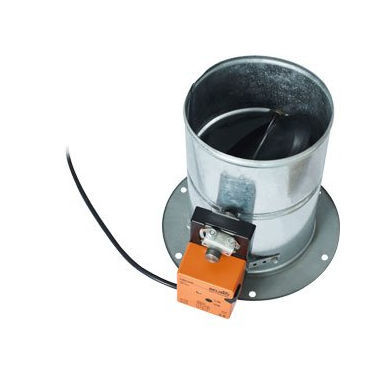 Registre d'air à régulation de débit - Airbravo Srl - motorisé / pour installations de HVAC / circulaire