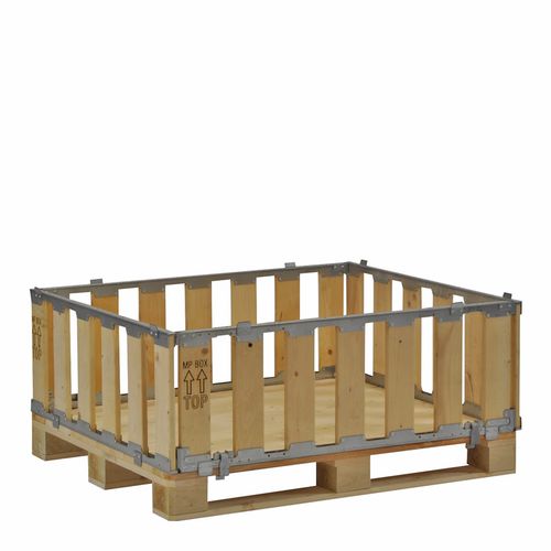Caisse-palette en bois - MPB.b40 - ZAMKO - pliable