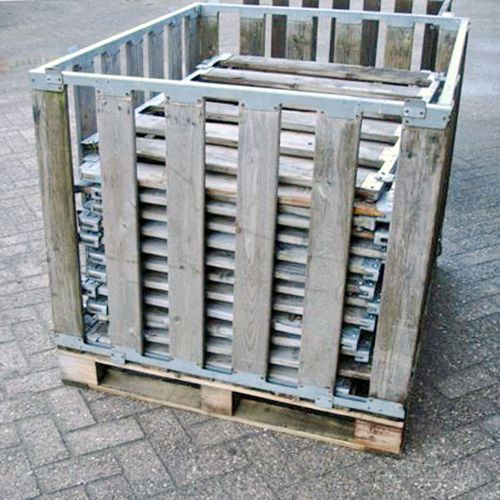 Caisse-palette en bois - MPG.b80 - ZAMKO - gerbable / normalisée / réutilisable