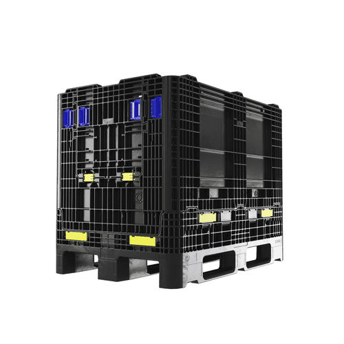 Caisse-palette en plastique - PKG.e75.F - ZAMKO - de stockage / de transport lourd / de manutention