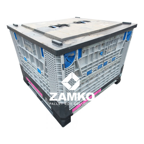 Caisse-palette en plastique - PUG.m75.F4 - ZAMKO - en acier / de stockage / de transport