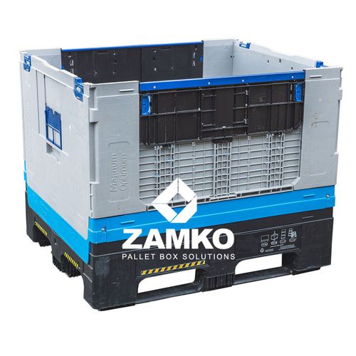 Caisse-palette en plastique - POG.e80.F - ZAMKO - pliable