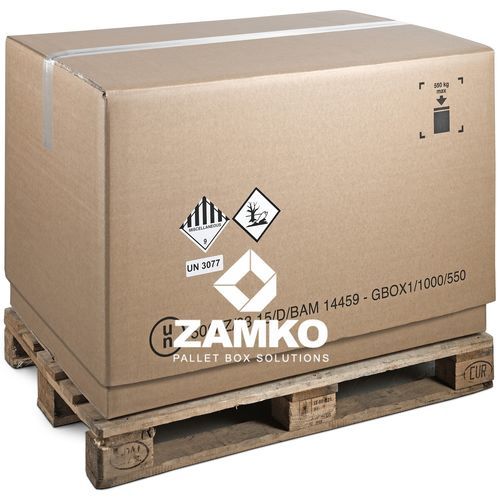 Caisse-palette en carton - KUN.e80 - ZAMKO - de transport / homologuée UN
