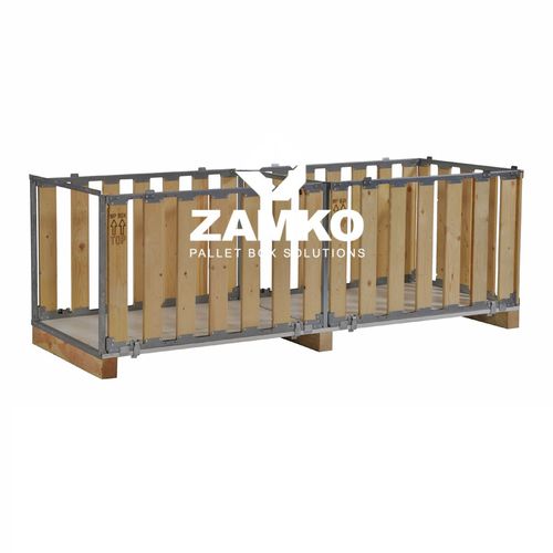 Caisse-palette en bois - MPB.g80.W - ZAMKO - de stockage / de transport / gerbable