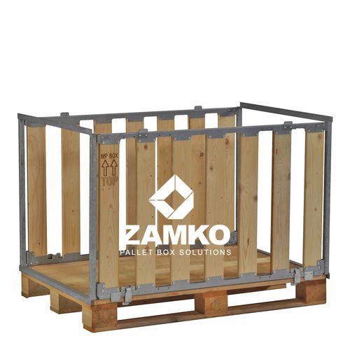 Caisse-palette en bois - MPB.e70.W2 - ZAMKO - de stockage / de transport lourd / réutilisable