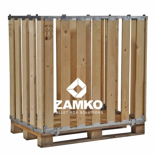 Caisse-palette en bois - MPB.e110 - ZAMKO - de stockage / de transport lourd / de manutention