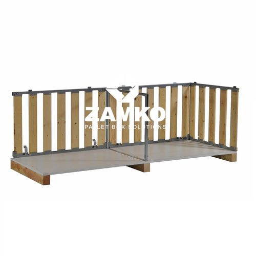 Caisse-palette en bois - MPB.f70.W - ZAMKO - de stockage / de transport / pliable