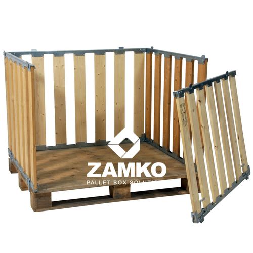 Caisse-palette en bois - MPB.b80.A - ZAMKO - réutilisable