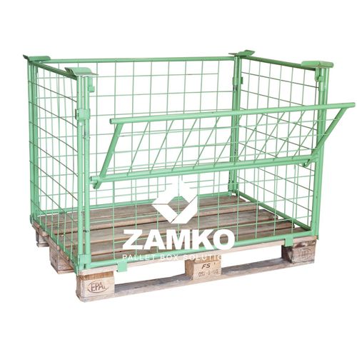 Caisse-palette en acier - SBN.e80.F - ZAMKO - de stockage / pliable / empilable