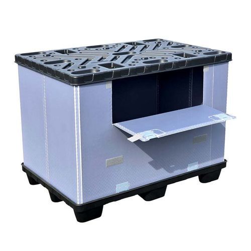 Caisse-palette en HDPE - P12585.900.300 - ZAMKO - en PP / de transport / de manutention