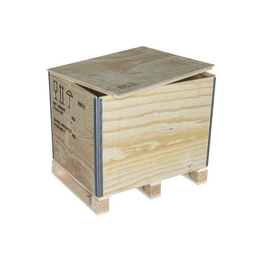 Caisse en contreplaqué - HU0806 - ZAMKO - de stockage / pliable / avec couvercle