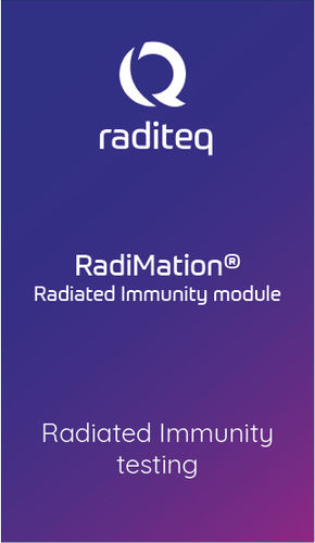 Logiciel de test - RadiMation Radiated Immunity module (RMC1001A#010) - Raditeq B.V. - de mesure