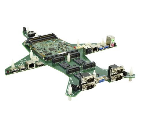 Computer-on-module VGA - ST002-carrier board - LEX COMPUTECH - HDMI / Mini PCIe / USB 2.0
