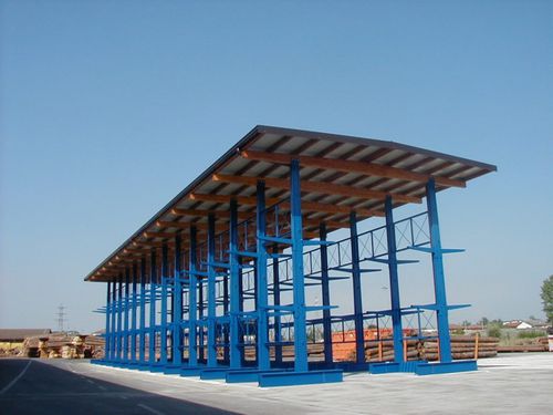 Rayonnage cantilever - SAS DUPLEIX - double-face / pour charges longues / pour tuyaux