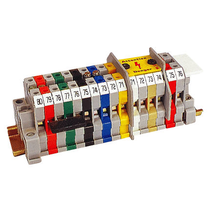 Bloc de jonction sur rail-DIN - K series - Elmex Controls Pvt. Ltd. - de traversée