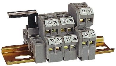 Bloc de jonction sur rail-DIN - Elmex Controls Pvt. Ltd. - à connexion à vis / multi-étages