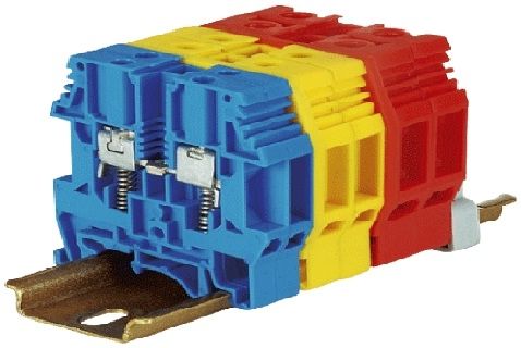 Bloc de jonction sur rail-DIN - . - Elmex Controls Pvt. Ltd. - à ressort