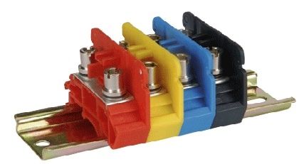 Bloc de jonction sur rail-DIN - Elmex Controls Pvt. Ltd. - à goujon