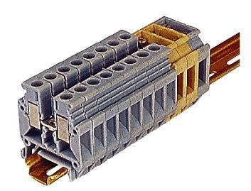 Bloc de jonction sur rail-DIN - Elmex Controls Pvt. Ltd. - push-in / micro