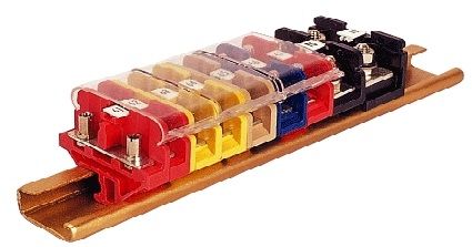 Bloc de jonction sur rail-DIN - C series - Elmex Controls Pvt. Ltd. - à goujon