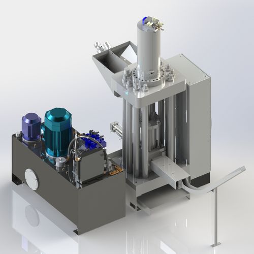 Presse à briqueter de copeaux métalliques - PM3 - SFH - pour briquettes cylindriques