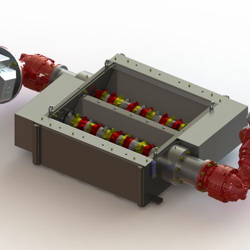 Ligne de broyeur pour métaux - Broyeur SFH 600 -EPE - SFH - automatique