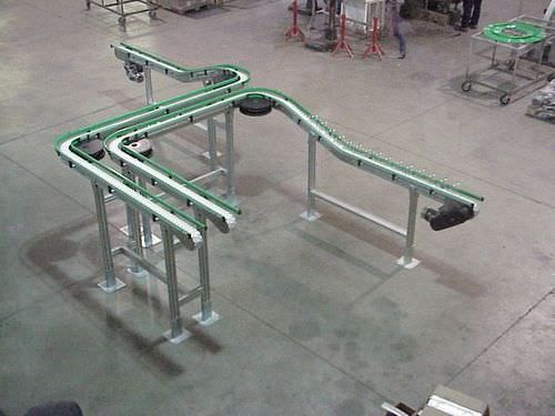 Convoyeur à chaînes - Bat L5 - M.H. Material Handling S.p.A - horizontal / vertical / de transport
